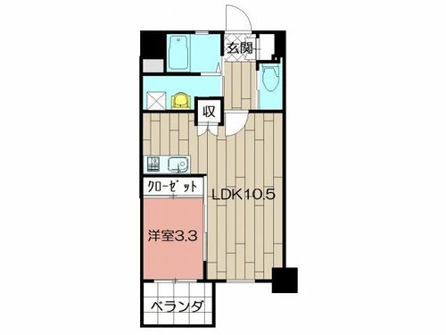 PROTO CITY TOBATAの間取り