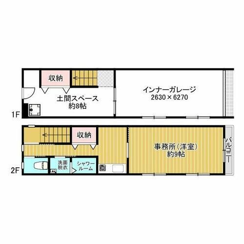 大阪府豊中市庄内栄町2丁目(一戸建)の賃貸物件の間取り
