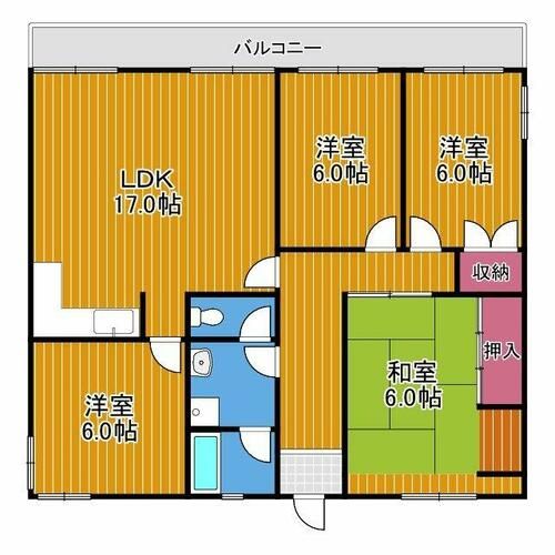 丸正ハイツの間取り