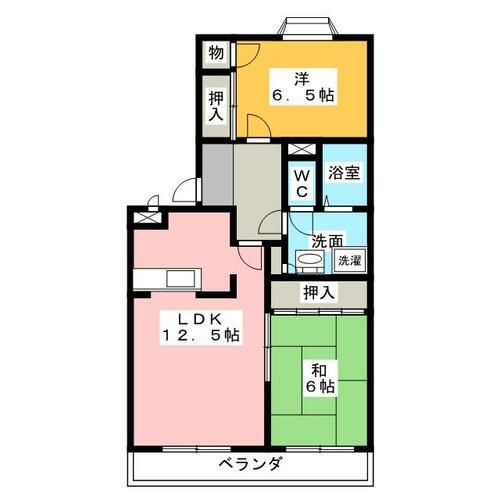 エステート徳重の間取り