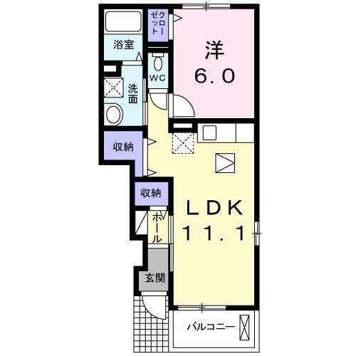 トゥシックの間取り