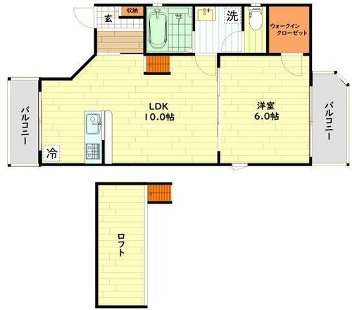ブリリオ野田阪神の間取り