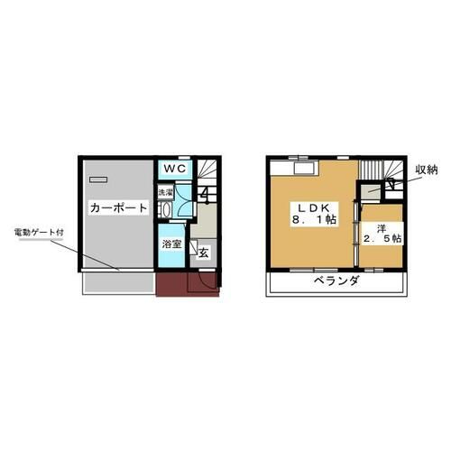 ピアーチェ A棟の間取り