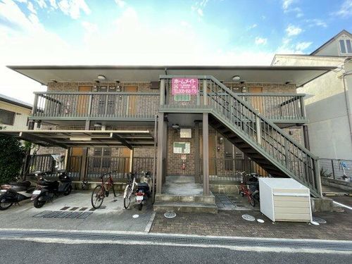 大阪府四條畷市岡山1丁目(アパート)の賃貸物件の外観