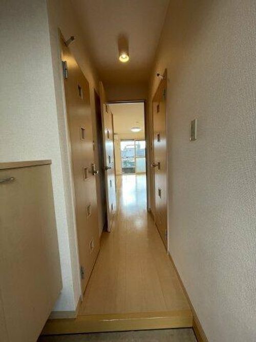 大阪府四條畷市岡山1丁目(アパート)の賃貸物件の玄関