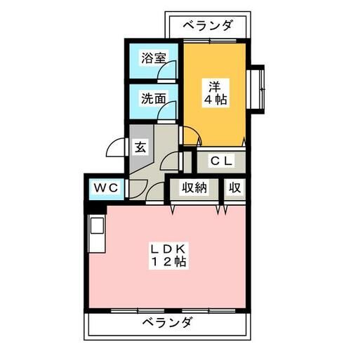 リヴェール保呂の間取り