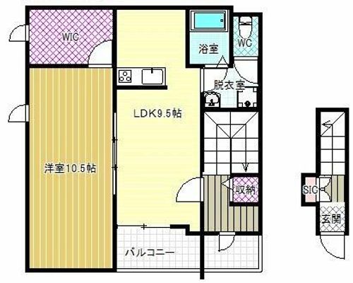 カーサ土師の里の間取り