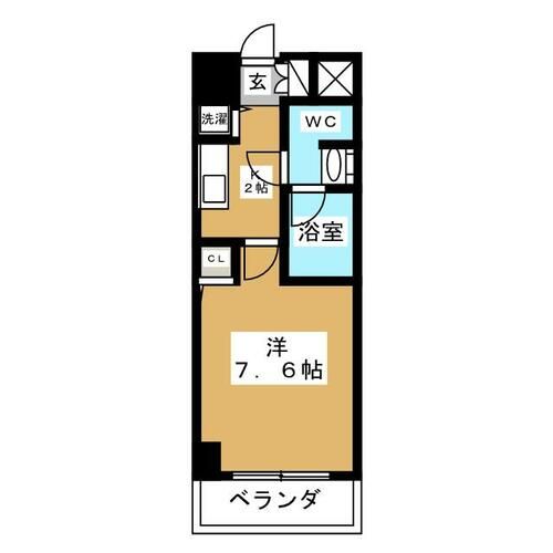 カレント新栄の間取り
