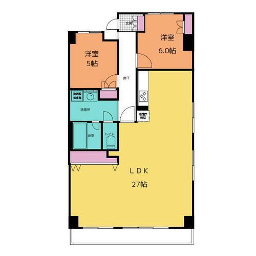 コープ野村東桜の間取り