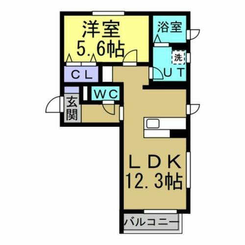 シャトー ミユの間取り