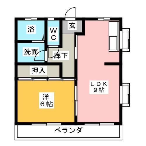 マンションマエダの間取り