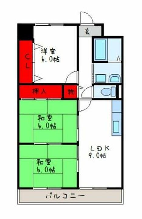 エスペラールの間取り