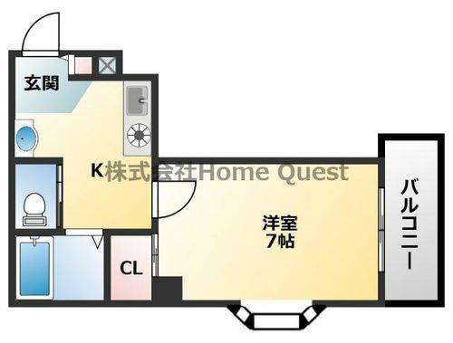 グランドサーパス5-Bの間取り