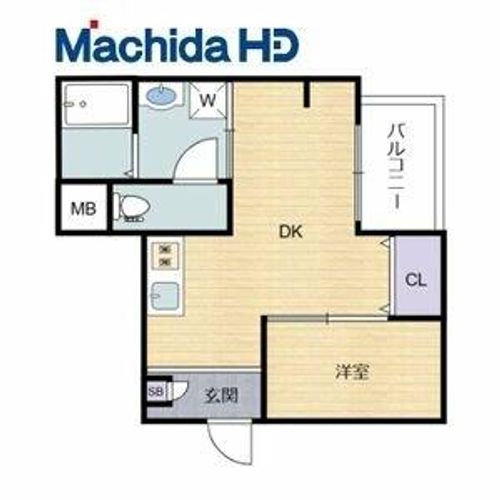エヌエムキャトフヴァントゥレーズ3Cの間取り
