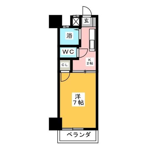 シャトー山田の間取り