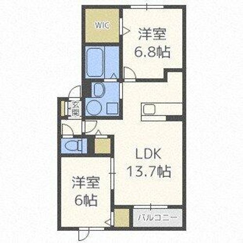 グランメールの間取り