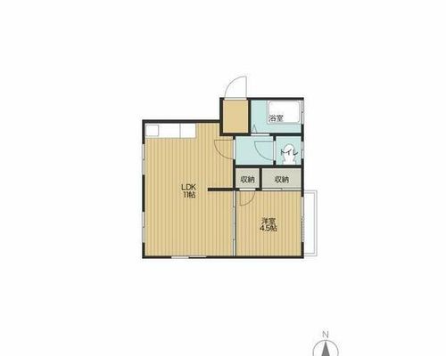 レクシーズ大蔵301の間取り