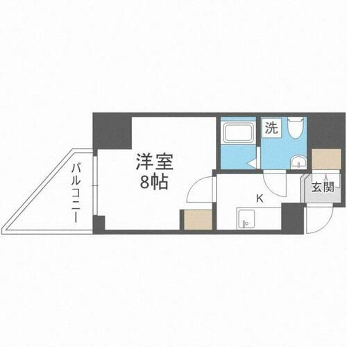 セレニテ福島アリアの間取り