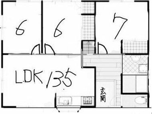 愛知県犬山市大字羽黒字子安(一戸建)の賃貸物件1の間取り