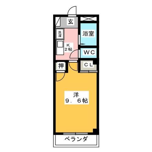 ハイツ・エムの間取り