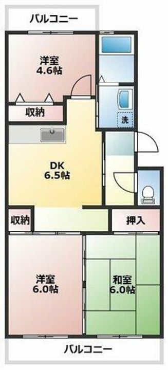 パラシオイトウ302の間取り