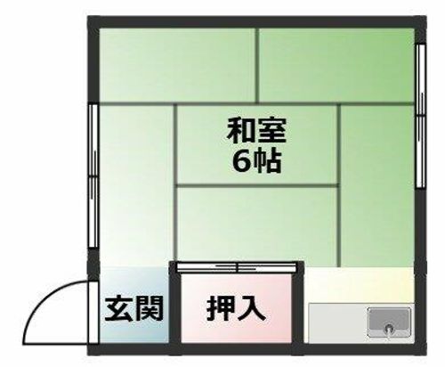 高見パンションの間取り