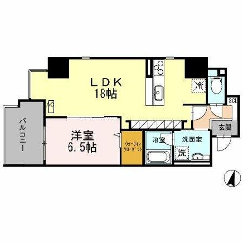 Y‘s Court東梅田の間取り