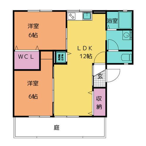 セジュール小嶋の間取り