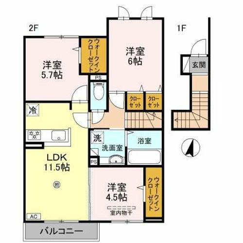 Ranunculusの間取り
