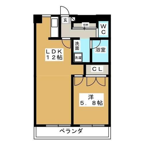 CASA小幡の間取り