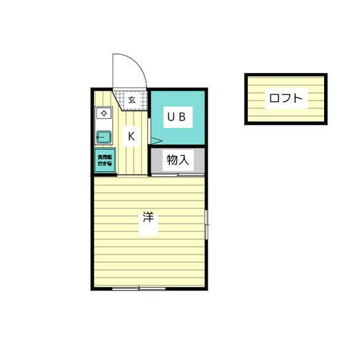 ハイツ極楽Ⅲの間取り