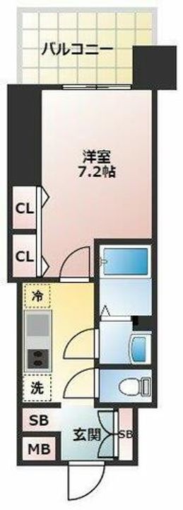 ラグゼナKADOMAの間取り