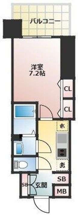 ラグゼナKADOMAの間取り