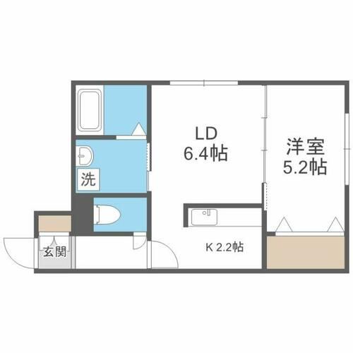 グレイススクエア203の間取り