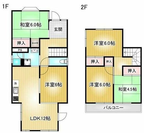 愛知県名古屋市天白区池場3丁目(一戸建)の賃貸物件の間取り