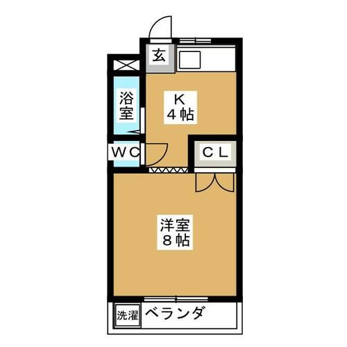 ハイム舞 B棟の間取り