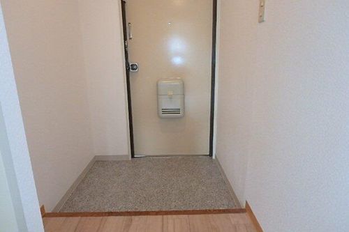 あびこスカイハイツの玄関