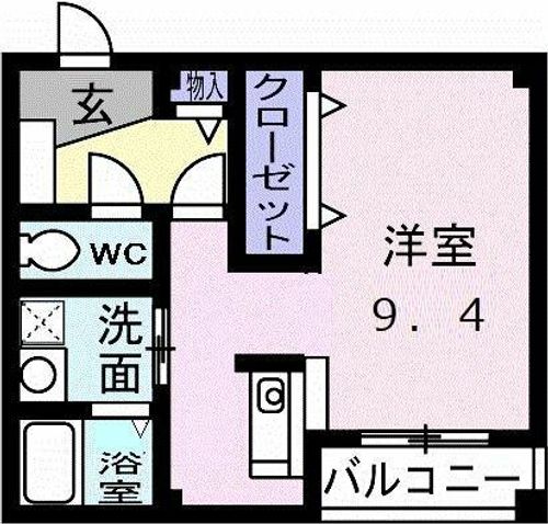 福岡県久留米市原古賀町(アパート)の賃貸物件の間取り