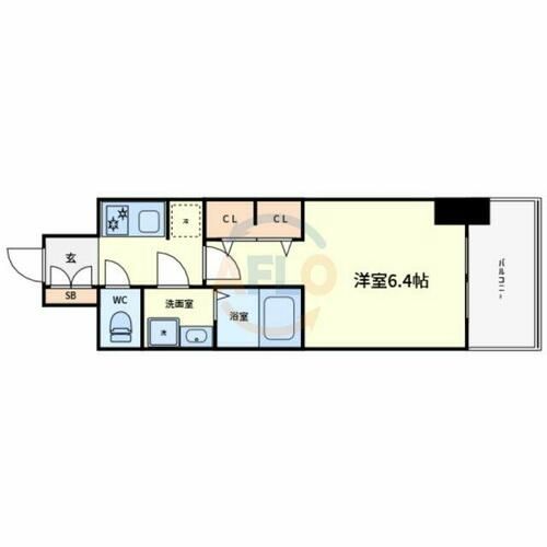 S-RESIDENCE堺altklasの間取り