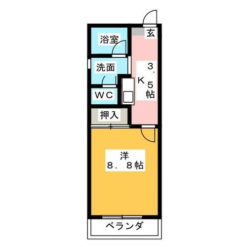 エクセルMの間取り