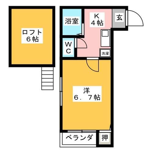エムケート桜山の間取り