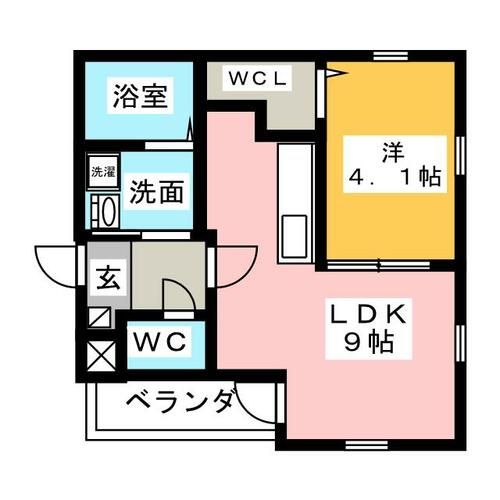 エスポワール烏森の間取り
