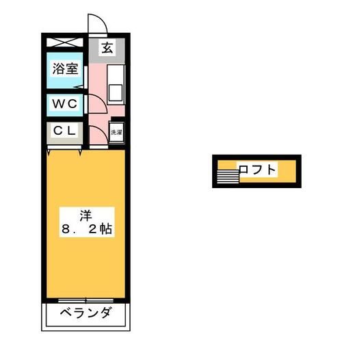 サンセール塩釜の間取り