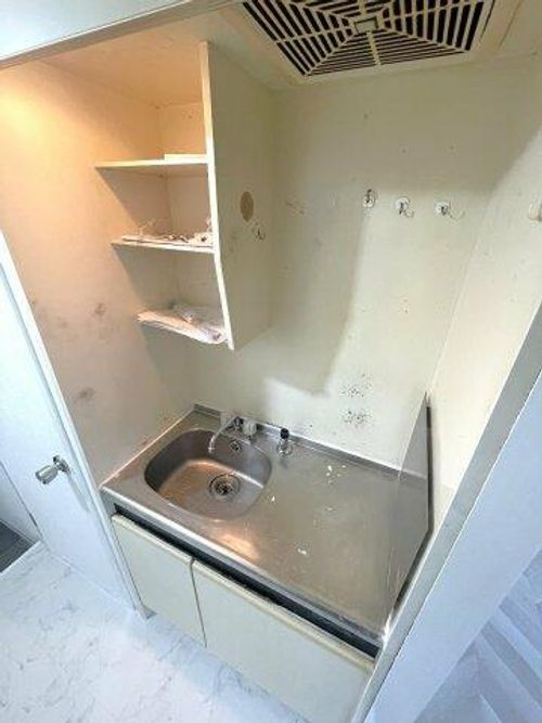 大阪府大阪市東淀川区下新庄6丁目(マンション)の賃貸物件のキッチン