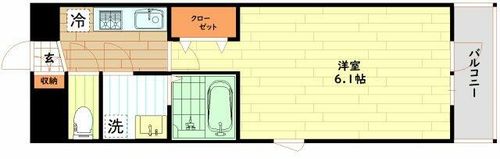 ワールドアイ梅田WESTの間取り