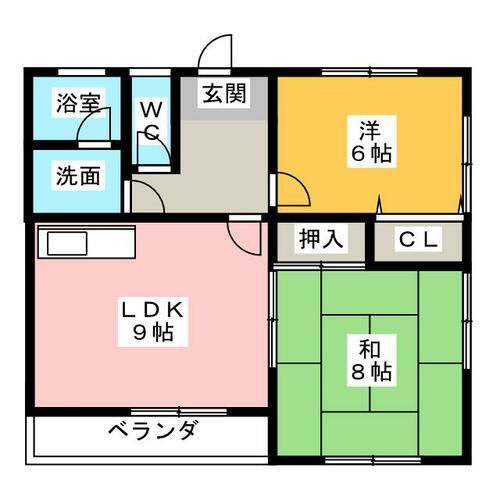 セラヴィの間取り