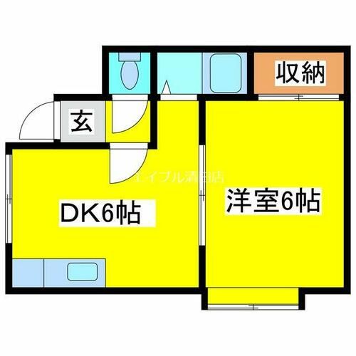 ロンバートⅠ106の間取り