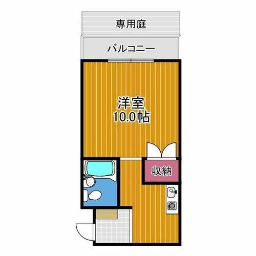 リバーサイド小車1号棟の間取り