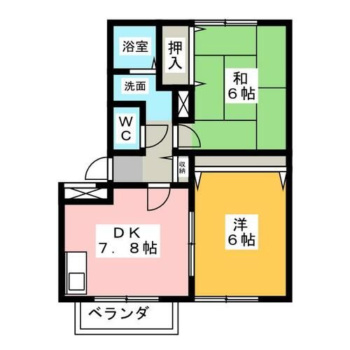 ヒルズかすみの間取り