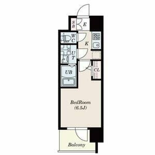 S-RESIDENCE城東SEVERの間取り